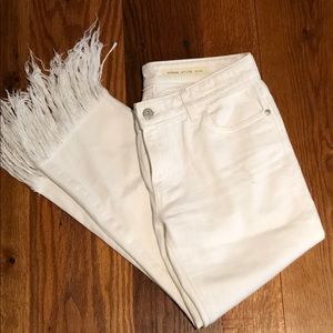 Anthro white hyphen jeans